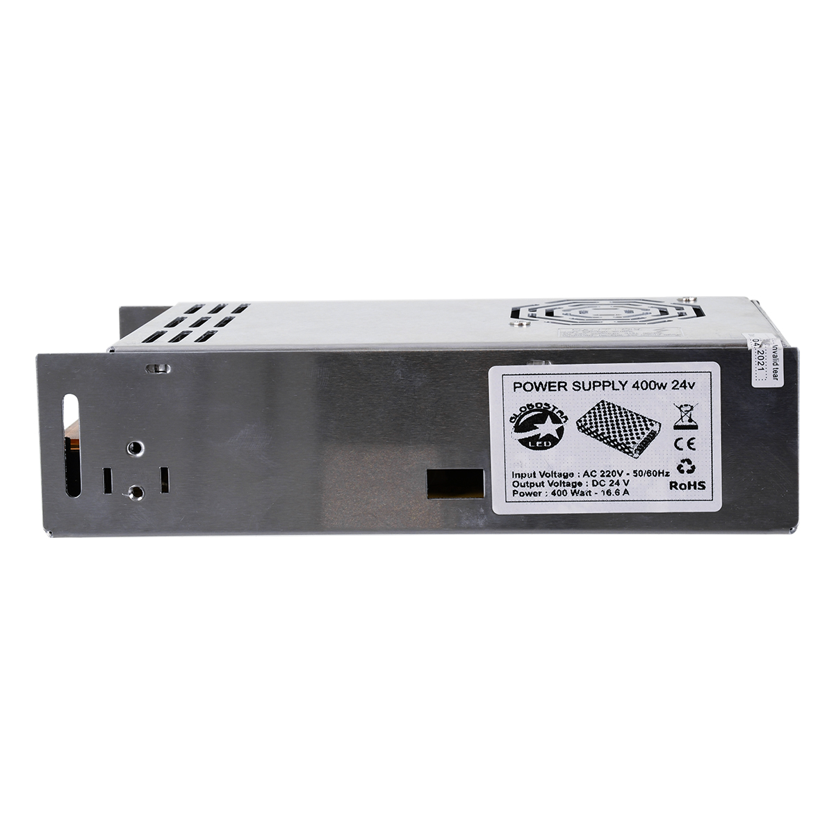 LEDTM® LUMIVOLT 73046 Τροφοδοτικό/Μετασχηματιστής PELV 400W 16.6A DC 24V IP20 - AC 220-240V σε DC 24V / Ρυθμιζόμενo από DC 22.5V έως DC 25.5V - Μ20 x Π10 x Υ5cm - 3 Χρόνια Εγγύηση - Image 5