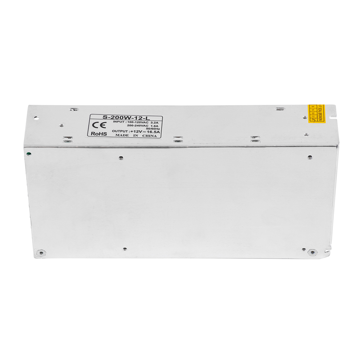 LEDTM® 73091 Μεταλλικό Τροφοδοτικό PELV TRIAC DIMMABLE για Προϊόντα LED 200W 16.66A - AC 220-240V σε DC από 0.5V (0%) σε 12V (100%) - IP20 L20 x W9 x H4.5cm - 3 Χρόνια Εγγύηση - Image 5