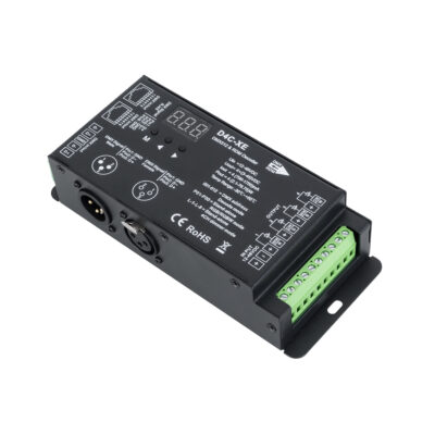 Alternative view of LEDTM® SKYDANCE-D4C-XE 73147 DC CC DMX Master Dimmer / Controller / Decoder Υψηλής Ταχύτητας με 4 x 700-1750mA 2.1-78.75W Κανάλια DC 12-48V σε DC 3-45V 7000mA 315W Max IP20 - DMX512 & RDM - Μ16.5 x Π7 x Υ3.7cm - 5 Χρόνια Εγγύηση