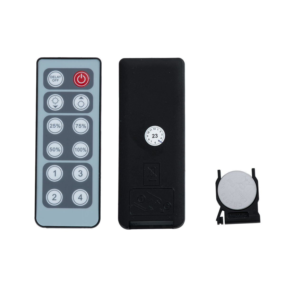 LEDTM® DIMMERONIA 73317 AC Dimmer Τοίχου με RF Ασύρματο Χειριστήριο με 1 x 16A 384W Κανάλι DC 12-24V 16A 384W Max IP20 - Μ9 x Π9 x Υ4.5cm - 2 Χρόνια Εγγύηση - Image 9