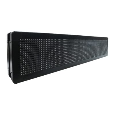 LEDTM®DISPLAY 90303 Κυλιόμενη Ψηφιακή Επιγραφή P10 Διπλής Όψης LED AC 220-240V Αδιάβροχο IP65 Μπλε - WiFi Control μέσω FK APP - Αισθητήρας Θερμοκρασίας & Υγρασίας - Μ104 x Π12 x Υ20cm - 2 Χρόνια Εγγύηση