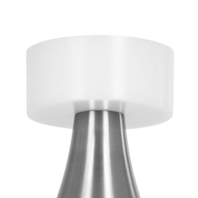 LEDTM® DOLLY 76468 Επαναφορτιζόμενο Επιτραπέζιο Φωτιστικό Πορτατίφ LED 1.5W 105lm 120° DC 5V IP44 CCT Ultra Θερμό 1500K - Φυσικό Λευκό 4500K - Ψυχρό Λευκό 6000K Dimmable Ασημί & Λευκό Πλαστικό - Μ9 x Π9 x Υ21cm - 2 Χρόνια Εγγύηση - Image 7