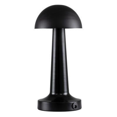LEDTM® COCO 76509 Επαναφορτιζόμενο Επιτραπέζιο Φωτιστικό Πορτατίφ LED 1.5W 105lm 120° DC 5V IP44 Θερμό Λευκό 2700K Dimmable Μαύρο Αλουμίνιο - Μ10 x Π10 x Υ22cm - 2 Xρόνια Εγγύηση - Image 4