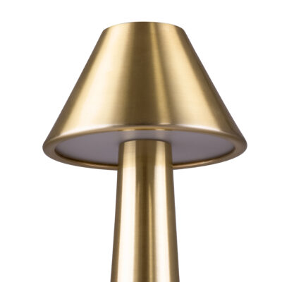 LEDTM® MOLLY 76518 Επαναφορτιζόμενο Επιτραπέζιο Φωτιστικό Πορτατίφ LED 1.5W 105lm 120° DC 5V IP44 Θερμό Λευκό 2700K Dimmable Χρυσό Αλουμίνιο - Μ10 x Π10 x Υ23cm - 2 Xρόνια Εγγύηση - Image 8