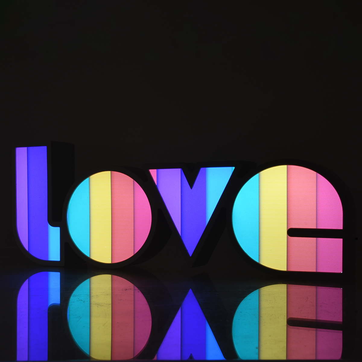 LEDTM® LOVE BOMBING 76550 Μοντέρνο Επιτραπέζιο Φωτιστικό Πορτατίφ LED 2W 120lm 180° DC 4.5V με Μπαταρίες 3xAAA IP20 Ψυχρό Λευκό 6000K - Πολύχρωμο - Μ36 x Π13.5 x Υ4.8cm - 2 Χρόνια Εγγύηση - Image 11