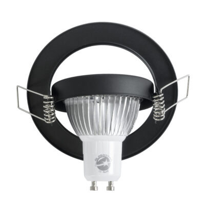 LEDTM® DELTA 77815 Χωνευτό Κινούμενο Στρόγγυλο Σποτ Οροφής για Λάμπα MR16 με Βάση GU5.3 ή GU10 - IP20 - Μεταλλικό - Φ92 x Υ28mm- Μαύρο - 5 Χρόνια Εγγύηση - Image 7