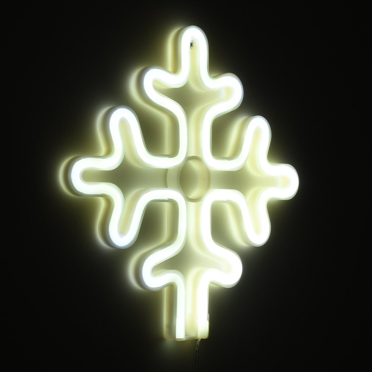 LEDTM® 78581 Φωτιστικό Ταμπέλα Φωτεινή Επιγραφή NEON LED Σήμανσης SNOWFLAKE 5W με Καλώδιο Τροφοδοσίας USB - Μπαταρίας 3xAAA (Δεν Περιλαμβάνονται) - Ψυχρό Λευκό 6000K - Image 6