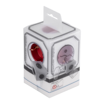 LEDTM® TRAVEL PowerCube PRO Certified 79628 Πολύπριζο 5 Θέσεων με 5 Πρίζες Ασφαλείας Childproof EU Schuko AC 220-240V Μ7.5 x Π11.5 x Υ7.5 - Λευκό με Κόκκινο - Max Load 3680W/16A - Image 10