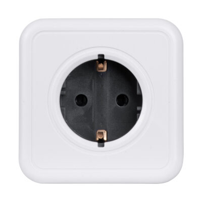 LEDTM® TRAVEL PowerCube PRO Certified 79644 Πολύπριζο 5 Θέσεων με 1.5m Kαλώδιο - 5 Πρίζες Ασφαλείας Childproof EU Schuko AC 220-240V Μ7.5 x Π7.5 x Υ7.5 - Λευκό με Γκρι - Max Load 3680W/16A - Image 7