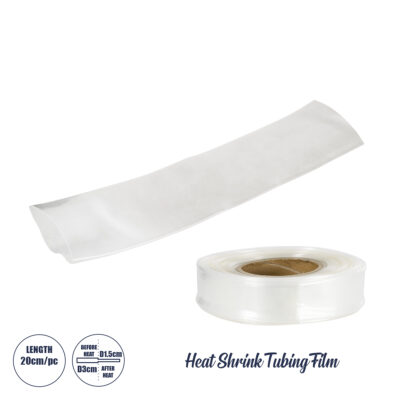 LEDTM® 79969-1 Θερμοσυστελλόμενο - Μακαρόνι Φ30mm/15mm - Τεμάχιο Μήκους 20cm Στεγανοποίησης για Όλες τις Neon Flex LED DC 24V & DC 230V Αδιάβροχο IP65 Μ20 x Π5 x Υ0.35cm - Διάφανο