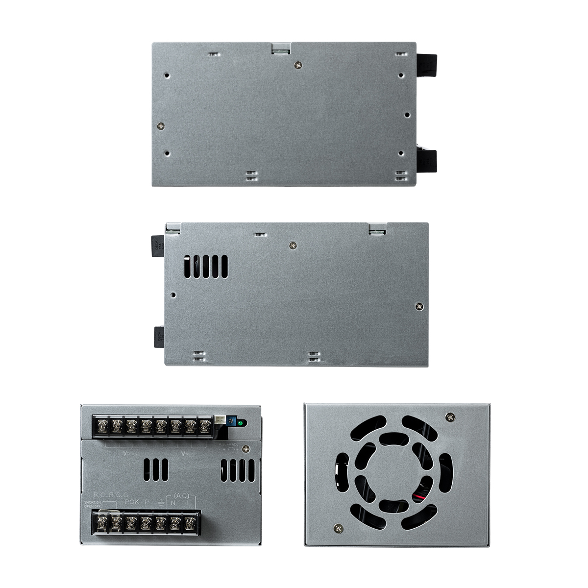 LEDTM® MEANWELL-PSPA1000-24 90792 Τροφοδοτικό/Μετασχηματιστής Class I PELV 1000W 42A AC 220-240V σε DC 24V IP20 - Ρυθμιζόμενo από DC 22V έως DC 28V - Ασημί - Μ17 x Π12 x Υ9.3cm - 3 Χρόνια Εγγύηση - Image 7
