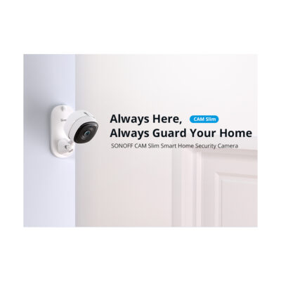 LEDTM® 80105 SONOFF S-CAM Slim Smart Home Security Camera WiFi 2.4GHz 1080P 130° Two Way Audio - Local & Cloud Storage - Nigh Vision - Motion Detection - Motion Alarm DC 5V 1A - Image 3