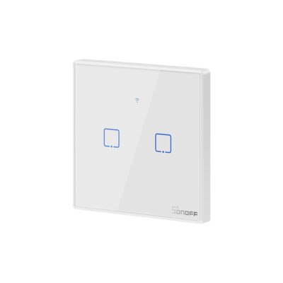LEDTM® 80131  SONOFF T2EU2C-RF - 433MHz Wireless Smart Wall Touch Button Switch AC 100-240V Max 4A (2A/Way) 2 Way - RF Series - Image 3