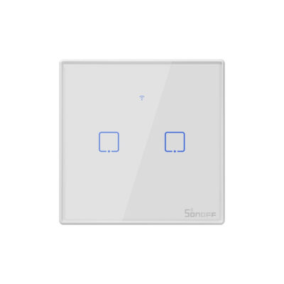 LEDTM® 80131  SONOFF T2EU2C-RF - 433MHz Wireless Smart Wall Touch Button Switch AC 100-240V Max 4A (2A/Way) 2 Way - RF Series - Image 4