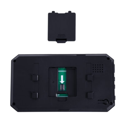 LEDTM® 86063 Επαναφορτιζόμενη Ψηφιακή Έξυπνη Camera Εξώπορτας 90° Μοιρών με Έγχρωμη Οθόνη 4.1" Inches - USB - Νυχτερινή Όραση με LED IR - Κουδούνι - Μαύρο - Image 6