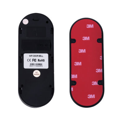 LEDTM® 86075 Επαναφορτιζόμενη Ψηφιακή Έξυπνη Camera Εξώπορτας 1080P WiFi 166° Μοιρών - 2500mAh - Νυχτερινή Όραση με LED IR - Ανιχνευτή Κίνησης - Κουδούνι - Διπλή Κατέυθυνση Ομιλίας - Μαύρο - Image 5