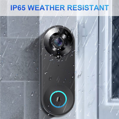 LEDTM® 86075 Επαναφορτιζόμενη Ψηφιακή Έξυπνη Camera Εξώπορτας 1080P WiFi 166° Μοιρών - 2500mAh - Νυχτερινή Όραση με LED IR - Ανιχνευτή Κίνησης - Κουδούνι - Διπλή Κατέυθυνση Ομιλίας - Μαύρο - Image 10