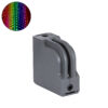 LEDTM® WINDOW-CORNA 90116 Αρχιτεκτονικό Γωνιακό Φωτιστικό Ανάδειξης Παραθύρων Window Light LED 6W 480lm 3x172° DC 24V Αδιάβροχο IP65 RGB DMX512 Dimmable - Γκρι Ανθρακί - Μ12 x Π4.5 x Υ12cm - 3 Χρόνια Εγγύηση