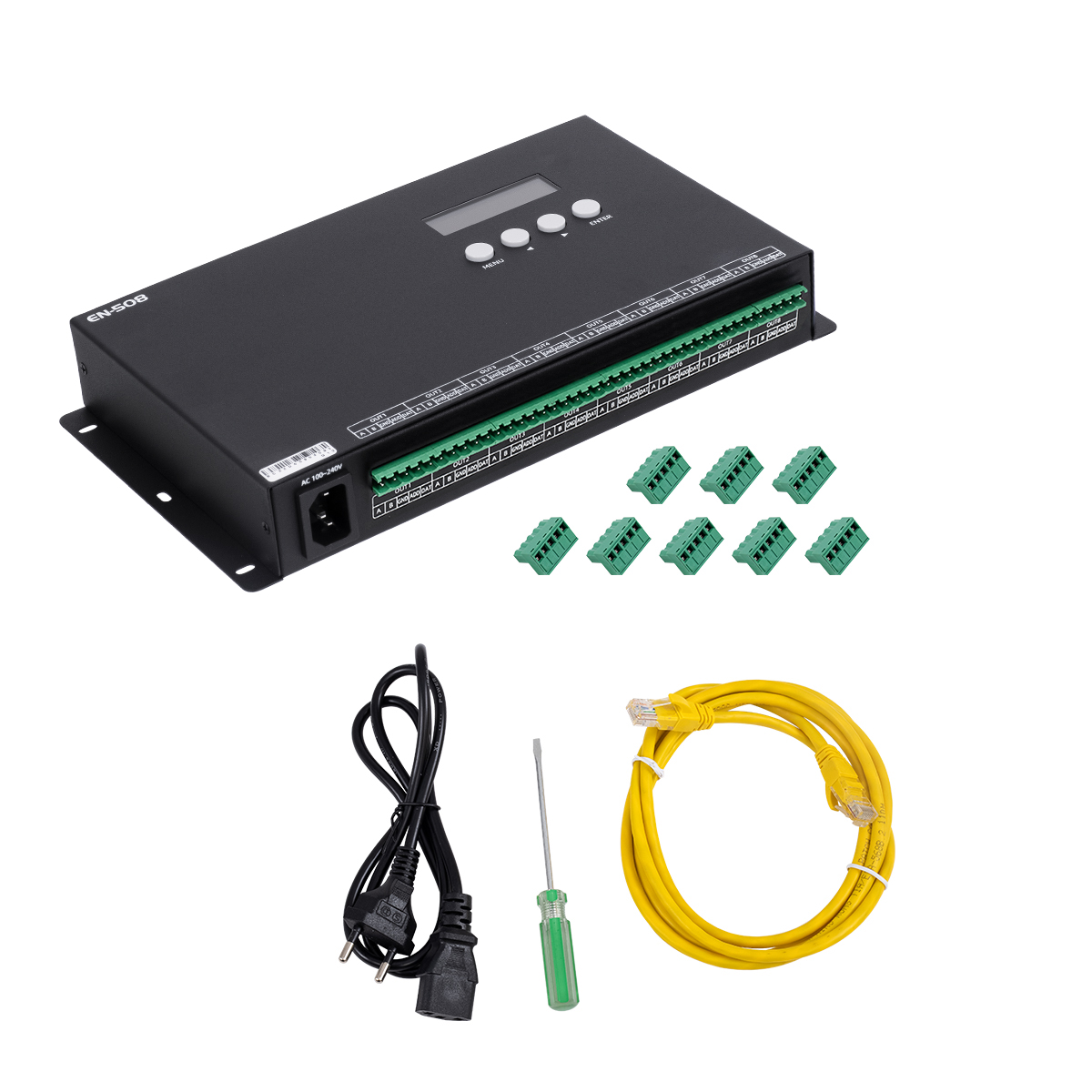 LEDTM® SEEKWAY-EN508 90144 Επαγγελματικός Ψηφιακός Controller SPI/TTL Pixel Online Full Color ARTNET - 3 Χρόνια Εγγύηση - Image 11
