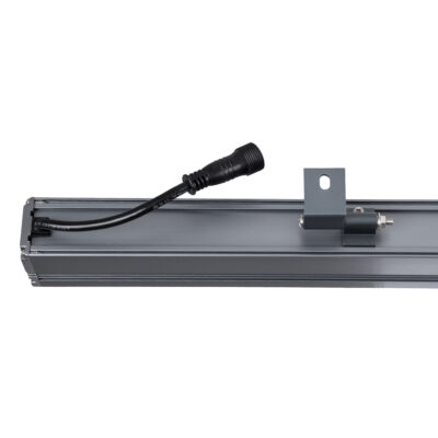 LEDTM® WASHER-FAIA 90185 Μπάρα Φωτισμού Wall Washer με Αντιθαμβωτική Γρίλια LED 36W 3780lm 30° DC 24V Αδιάβροχο IP65 Πολύχρωμο RGBW Dimmable DMX512 - Γκρι Ανθρακί - Μ100 x Π4 x Υ5cm - 3 Χρόνια Εγγύηση - Image 8