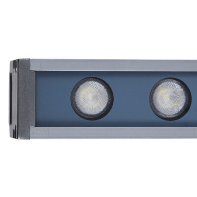 LEDTM® WASHER-FAIA 90185 Μπάρα Φωτισμού Wall Washer με Αντιθαμβωτική Γρίλια LED 36W 3780lm 30° DC 24V Αδιάβροχο IP65 Πολύχρωμο RGBW Dimmable DMX512 - Γκρι Ανθρακί - Μ100 x Π4 x Υ5cm - 3 Χρόνια Εγγύηση - Image 9