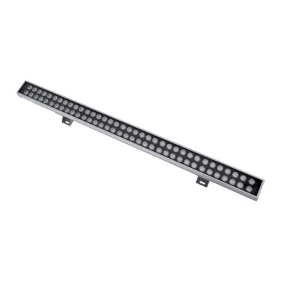 LEDTM® WASHER-GAIA 90216 Μπάρα Φωτισμού Wall Washer LED 144W 12240lm 10° DC 24V Αδιάβροχο IP67 Πολύχρωμο RGBW DMX512 Dimmable - Ασημί - Μ100 x Π7.3 x Υ4.3cm - 3 Χρόνια Εγγύηση - Image 3