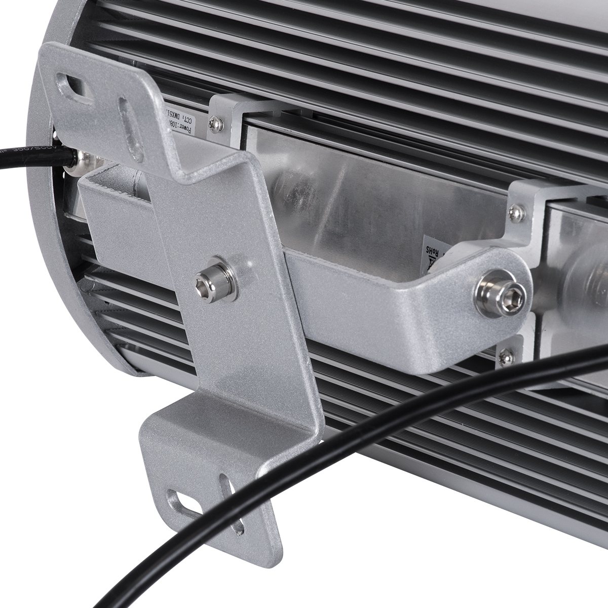 LEDTM® FLOOD-TENA 90224 Προβολέας Wall Washer για Φωτισμό Κτιρίων LED 108W 9180lm 10° DC 24V Αδιάβροχο IP65 Μ43.5 x Π15.5 x Υ18cm RGBW DMX512 - Ασημί - 3 Years Warranty - Image 9