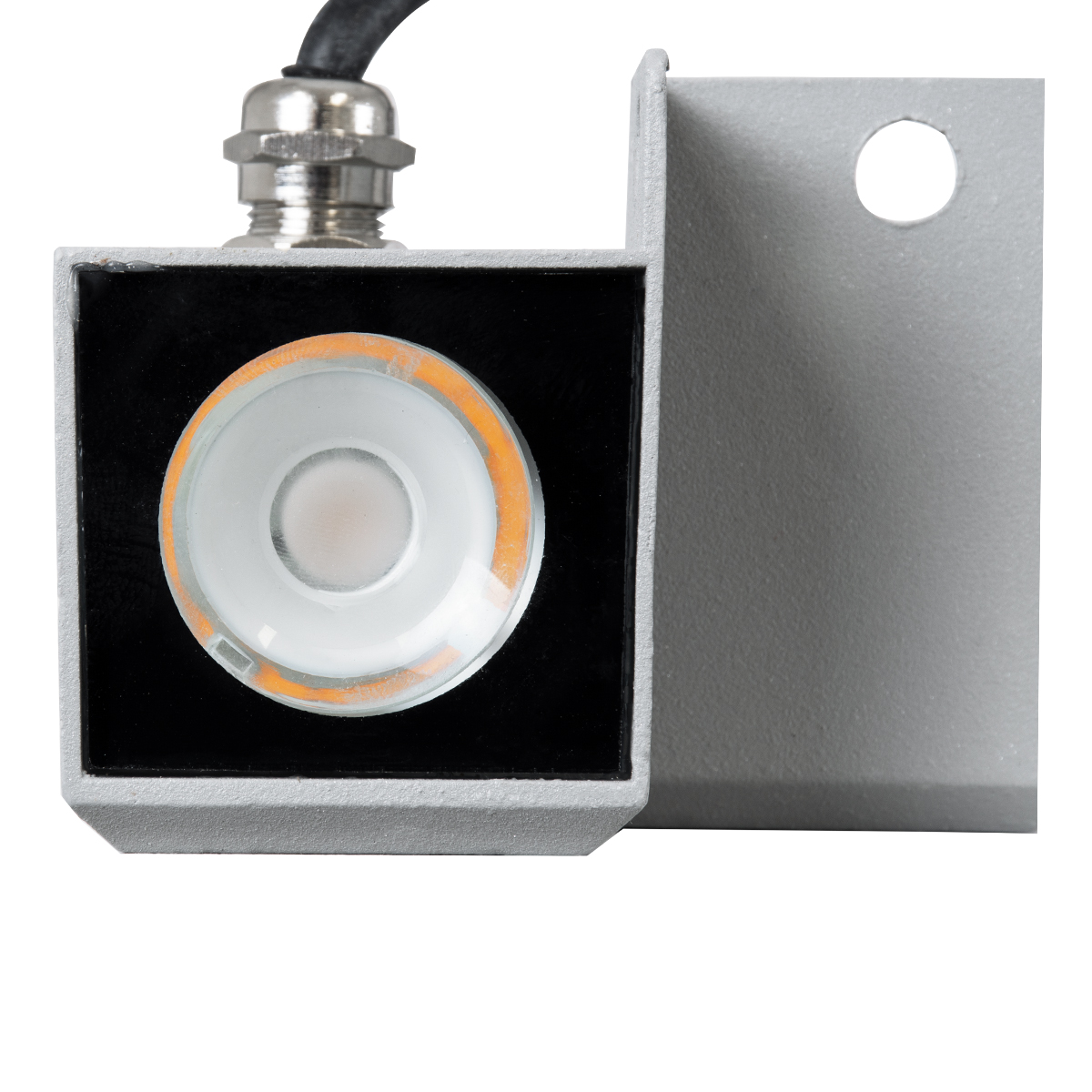 LEDTM® WALLLIGHT-DONA 90258 Φωτιστικό Γωνίας Τοίχου - Απλίκα LED 10W 850lm 10° AC 220-240V Αδιάβροχο IP66 Μ8.2 x Π8.2 x Υ6cm Αρχιτεκτονικό Πορτοκαλί 2200K - Γκρι - 3 Years Warranty - Image 9