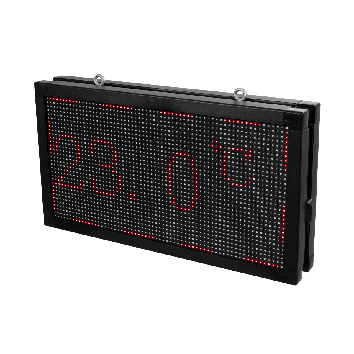 LEDTM® DISPLAY 90278 Κυλιόμενη Ψηφιακή Επιγραφή 64x32cm P10 Διπλής Όψης LED AC 220-240V Αδιάβροχο IP65 Κόκκινο - WiFi Control μέσω FK APP - Αισθητήρας Θερμοκρασίας & Υγρασίας - Μ70 x Π11 x Υ38.5cm - 2 Χρόνια Εγγύηση - Image 9