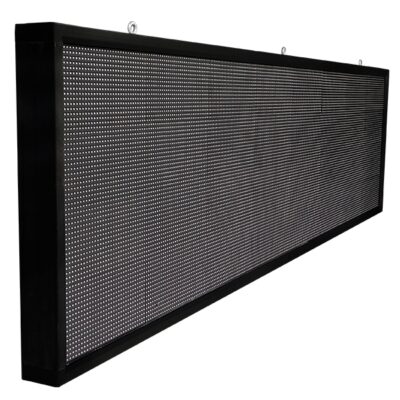 LEDTM®DISPLAY 90295 Κυλιόμενη Ψηφιακή Επιγραφή P10 Μονής Όψης LED AC 220-240V Αδιάβροχο IP65 RGBW - WiFi Control μέσω FK APP - Αισθητήρας Θερμοκρασίας & Υγρασίας - Μ264 x Π9 x Υ72cm - 2 Χρόνια Εγγύηση