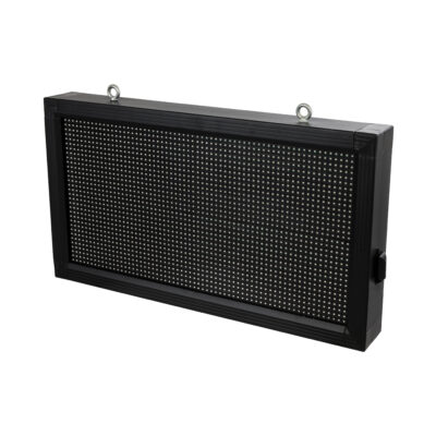 LEDTM®DISPLAY 90329 Κυλιόμενη Ψηφιακή Επιγραφή 64x32cm P10 Μονής Όψης LED AC 220-240V Αδιάβροχο IP65 Πορτοκαλί - WiFi Control μέσω FK APP - Αισθητήρας Θερμοκρασίας & Υγρασίας - Μ72 x Π9 x Υ42.5cm - 2 Χρόνια Εγγύηση