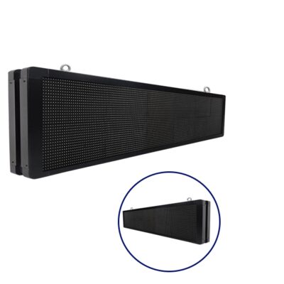 LEDTM®DISPLAY 90332 Κυλιόμενη Ψηφιακή Επιγραφή P10 Διπλής Όψης LED AC 220-240V Αδιάβροχο IP65 Πράσινο - WiFi Control μέσω FK APP - Αισθητήρας Θερμοκρασίας & Υγρασίας - Μ168 x Π12 x Υ40cm - 2 Χρόνια Εγγύηση