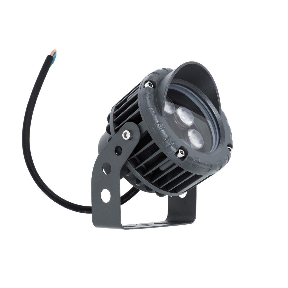 LEDTM® TREEVINA 90356 Φωτιστικό Σποτ με Αντιθαμβωτική Γρίλια για Φυτά - Δέντρα με Βάση Κήπου / Καρφωτό LED 6W 510lm 10° DC 24V Αδιάβροχο IP65 Ultra Θερμό Λευκό 2200K Dimmable - Bridgelux SMD Chip - Γκρι Ανθρακί - Μ13 x Π9.5 x Υ9.5cm - 3 Χρόνια Εγγύηση - Image 4