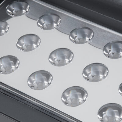 LEDTM® FLOOD-KAMY 90372 Προβολέας Σποτ Wall Washer με Αντιθαμβωτική Γρίλια LED 30W 2700lm 5° DC 24V Αδιάβροχο IP65 Θερμό Λευκό 3000K Dimmable - Γκρι Ανθρακί - Μ19.5 x Π10.7 x Υ9.5cm - 3 Χρόνια Εγγύηση - Image 9