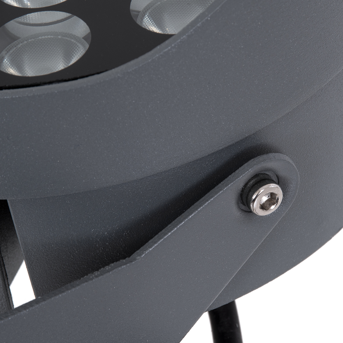 LEDTM® FLOODNIGMA 90378 Προβολέας Σποτ Wall Washer LED 24W 2160lm 30° DC 24V Αδιάβροχο IP65 Θερμό Λευκό 2700K Dimmable - Bridgelux SMD Chip - Γκρι Ανθρακί - Μ15 x Π15 x Υ9.1cm - 3 Χρόνια Εγγύηση - Image 10