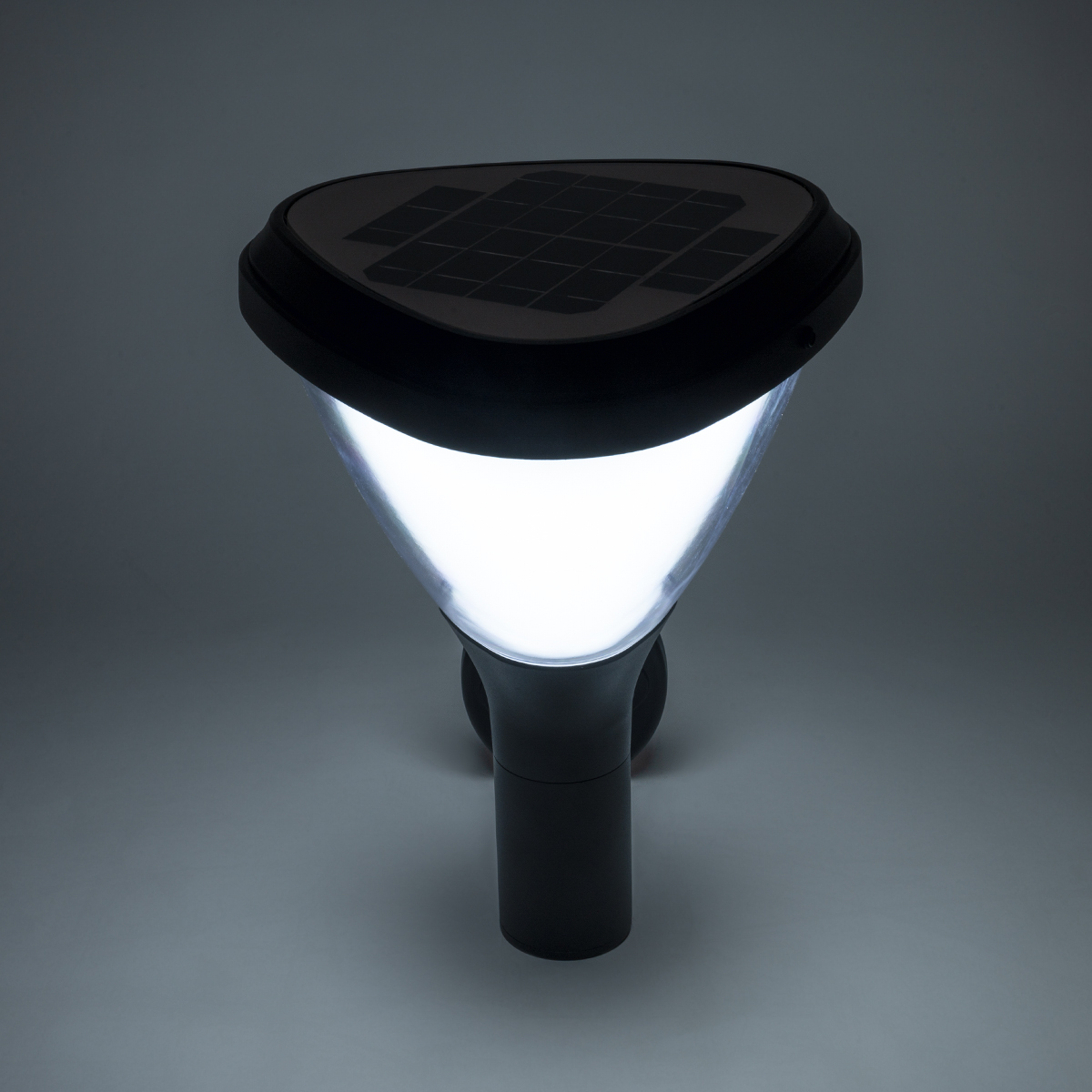 LEDTM® NATURE 90526 Φωτιστικό Κολωνάκι Κήπου LED 10W 330lm 120° με Ενσωματωμένο Φωτοβολταϊκό Panel 6V 2W & Επαναφορτιζόμενη Μπαταρία Li-ion 3.2V 1800mAh με Αισθητήρα Ημέρας-Νύχτας Αδιάβροχο IP65 Ψυχρό Λευκό 6000K - Γκρι Ανθρακί - Μ26 x Π29 x Υ36cm - 2 Χρόνια Εγγύηση - Image 9