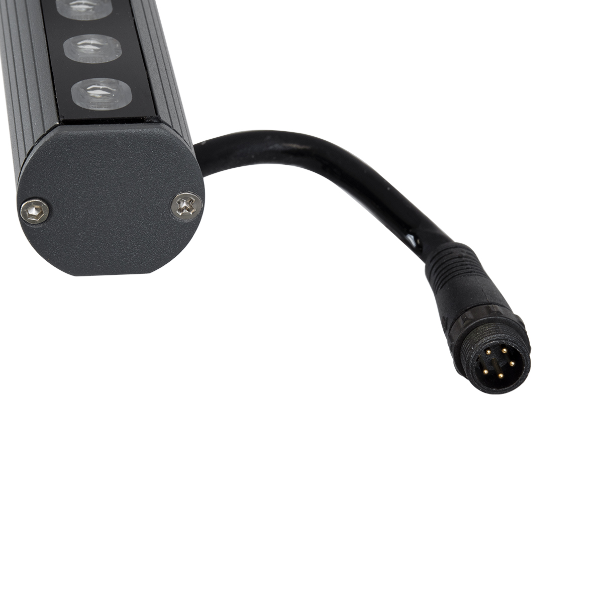LEDTM® WASHERSTELLAR 90577 Μπάρα Φωτισμού Wall Washer LED 12W 1020lm 30° DC 24V Αδιάβροχο IP67 Πολύχρωμο RGBW Dimmable DMX512 - Bridgelux SMD Chip - Γκρι Ανθρακί - Μ100 x Π3.2 x Υ3cm - 3 Χρόνια Εγγύηση - Image 11
