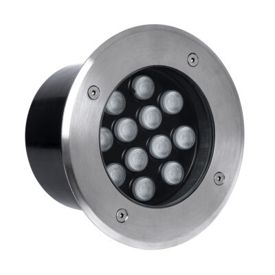 LEDTM® UNDERGROUND-TINA 90668 Χωνευτό Αρχιτεκτονικο Φωτιστικό Σποτ Δαπέδου LED 12W 1380lm 30° DC 24V Αδιάβροχο IP65 Φυσικό Λευκό 4500K Dimmable - Ανοξείδωτο Ατσάλι 304 - Φ16 x Υ9cm / Q14cm - 3 Χρόνια Εγγύηση - Image 3