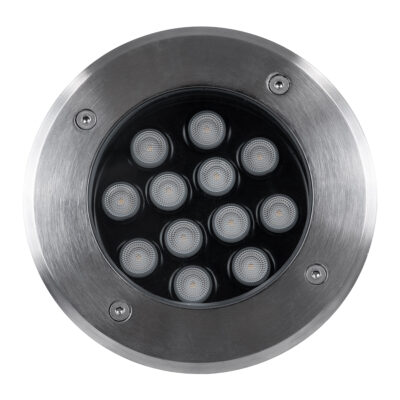 LEDTM® UNDERGROUND-TINA 90668 Χωνευτό Αρχιτεκτονικο Φωτιστικό Σποτ Δαπέδου LED 12W 1380lm 30° DC 24V Αδιάβροχο IP65 Φυσικό Λευκό 4500K Dimmable - Ανοξείδωτο Ατσάλι 304 - Φ16 x Υ9cm / Q14cm - 3 Χρόνια Εγγύηση - Image 4