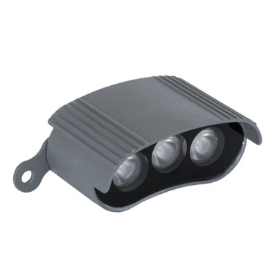 LEDTM® TREELIGHT-ZINA 90689 Κυρτή Μπάρα Φωτισμού Wall Washer με Αντιθαμβωτική Γρίλια Ειδική για Φυτά - Δέντρα LED 3W 255lm 30° DC 24V Αδιάβροχο IP65 Μ9 x Π6.5 x Υ4cm Πολύχρωμο RGBW DMX512 - Γκρι Ανθρακί - 3 Χρόνια Εγγύηση - Image 3