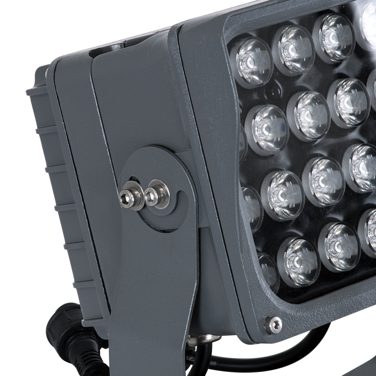 LEDTM® FLOODXENA 90700 Προβολέας Σποτ Wall Washer με Αντιθαμβωτική Γρίλια LED 48W 4080lm 10° DC 24V Αδιάβροχο IP65 Πολύχρωμο RGBW Dimmable DMX512 - Bridgelux SMD Chip - Γκρι Ανθρακί - Μ17.5 x Π12.5 x Υ18cm - 3 Χρόνια Εγγύηση - Image 8