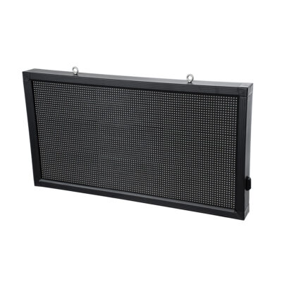 LEDTM®DISPLAY 90811 Κυλιόμενη Ψηφιακή Επιγραφή 96x48cm P10 Μονής Όψης LED AC 220-240V Αδιάβροχο IP65 Πορτοκαλί - WiFi Control μέσω FK APP - Αισθητήρας Θερμοκρασίας & Υγρασίας - Μ104 x Π9 x Υ56cm - 2 Χρόνια Εγγύηση