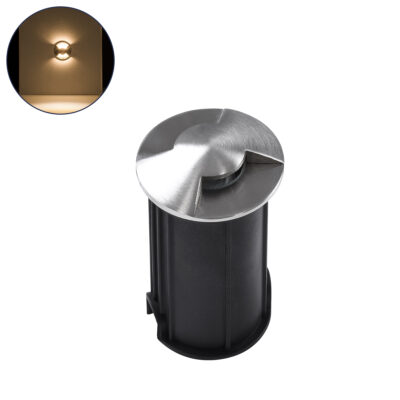 Alternative view of LEDTM® UNDERGROUNDRENA 90662 Φωτιστικό Σκαλοπατιού / Διαδρόμου LED 1W 110lm 30° DC 24V Αδιάβροχο IP65 Θερμό Λευκό 2700K Dimmable - Bridgelux SMD Chip - Ανοξείδωτο Ατσάλι SS304 - Μ5 x Π5 x Υ9cm / Q4.2cm - 3 Χρόνια Εγγύηση