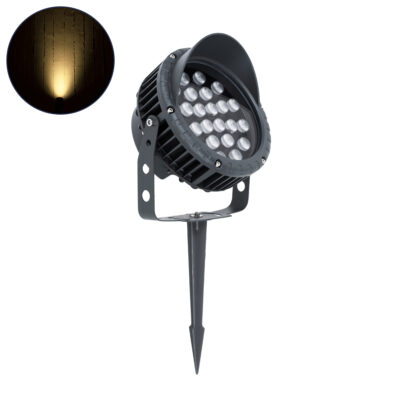 Alternative view of LEDTM® TREEVINA 90360 Φωτιστικό Σποτ με Αντιθαμβωτική Γρίλια για Φυτά - Δέντρα με Βάση Κήπου / Καρφωτό LED 24W 2640lm 10° DC 24V Αδιάβροχο IP65 Θερμό Λευκό 2700K Dimmable - Bridgelux SMD Chip - Γκρι Ανθρακί - Μ21.5 x Π18.3 x Υ14cm - 3 Χρόνια Εγγύηση