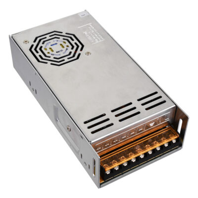 Alternative view of LEDTM® LUMIVOLT 73046 Τροφοδοτικό/Μετασχηματιστής PELV 400W 16.6A DC 24V IP20 - AC 220-240V σε DC 24V / Ρυθμιζόμενo από DC 22.5V έως DC 25.5V - Μ20 x Π10 x Υ5cm - 3 Χρόνια Εγγύηση