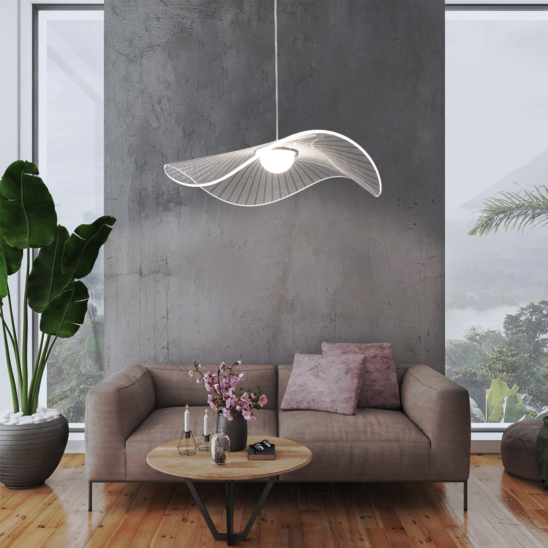 LEDTM® ACRYLICA 60975 Μοντέρνο Κρεμαστό Φωτιστικό Οροφής LED 20W 2240lm 360° AC 220-240V IP20 Ρυθμιζόμενο Λευκό CCT με On/Off 2700K/4500K/6000K - Lumileds SMD Chip - Διάφανο & Μαύρο Ματ - Μ60 x Π60 x Υ15cm - 3 Χρόνια Εγγύηση - Image 15