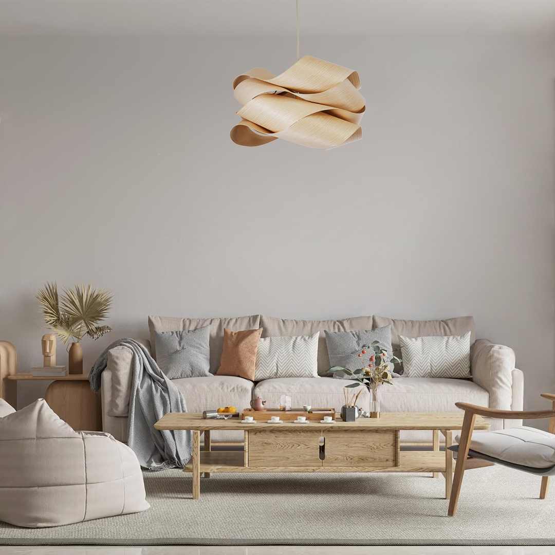 LEDTM® SARDIGNA 02181 Boho Κρεμαστό Φωτιστικό Οροφής με Ντουί 1 x E27 AC 220-240V IP20 - Μπεζ - Μ60 x Π60 x Υ30cm - Image 12