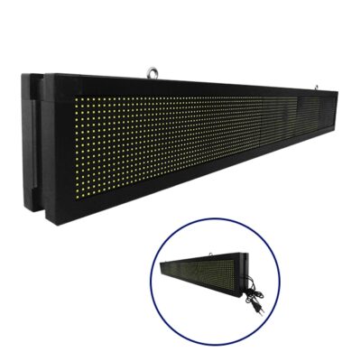 Alternative view of LEDTM® DISPLAY 90310 Κυλιόμενη Ψηφιακή Επιγραφή P10 Διπλής Όψης LED AC 220-240V Αδιάβροχο IP65 Ψυχρό Λευκό 6000K - WiFi Control μέσω FK APP - Αισθητήρας Θερμοκρασίας & Υγρασίας - Μ168 x Π12 x Υ24cm - 2 Χρόνια Εγγύηση