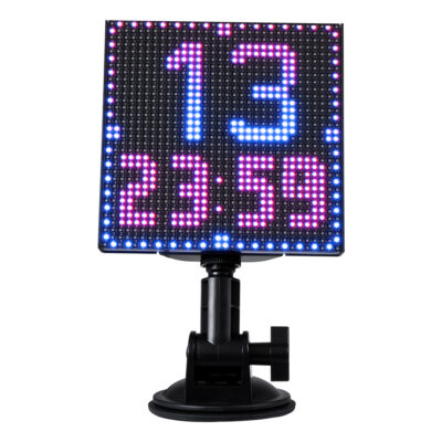 LEDTM® 81501 LED Scrolling Display 32x32 Pixel - Κυλιόμενη Ψηφιακή Πινακίδα / Επιγραφή Μονής Όψης P10 LED SMD DC 12V USB - Λειτουργία μέσω Wi-Fi με Εφαρμογή APP - IP20 - Μ13.2 x Π4 x Υ25cm - Πολύχρωμο RGBW - 1 Χρόνο Εγγύηση - Image 3