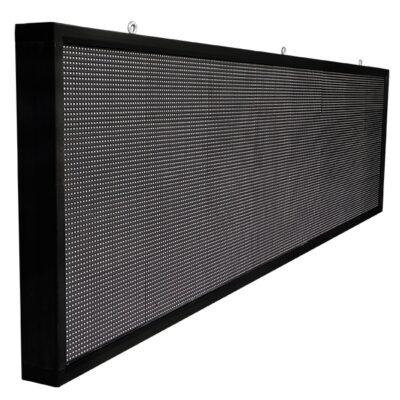 LEDTM®DISPLAY 90291 Κυλιόμενη Ψηφιακή Επιγραφή P10 Μονής Όψης LED AC 220-240V Αδιάβροχο IP65 Κόκκινο - WiFi Control μέσω FK APP - Αισθητήρας Θερμοκρασίας & Υγρασίας - Μ264 x Π9 x Υ72cm - 2 Χρόνια Εγγύηση